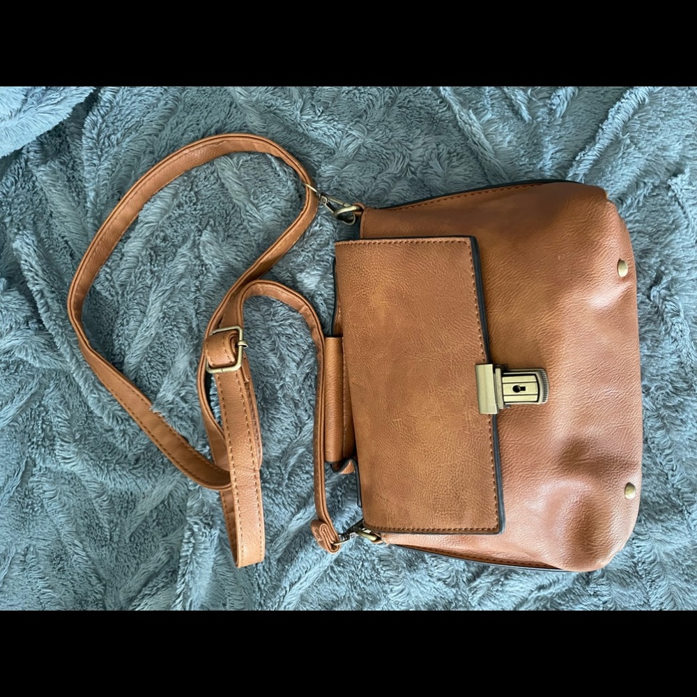 Lighter brown boho bag purse